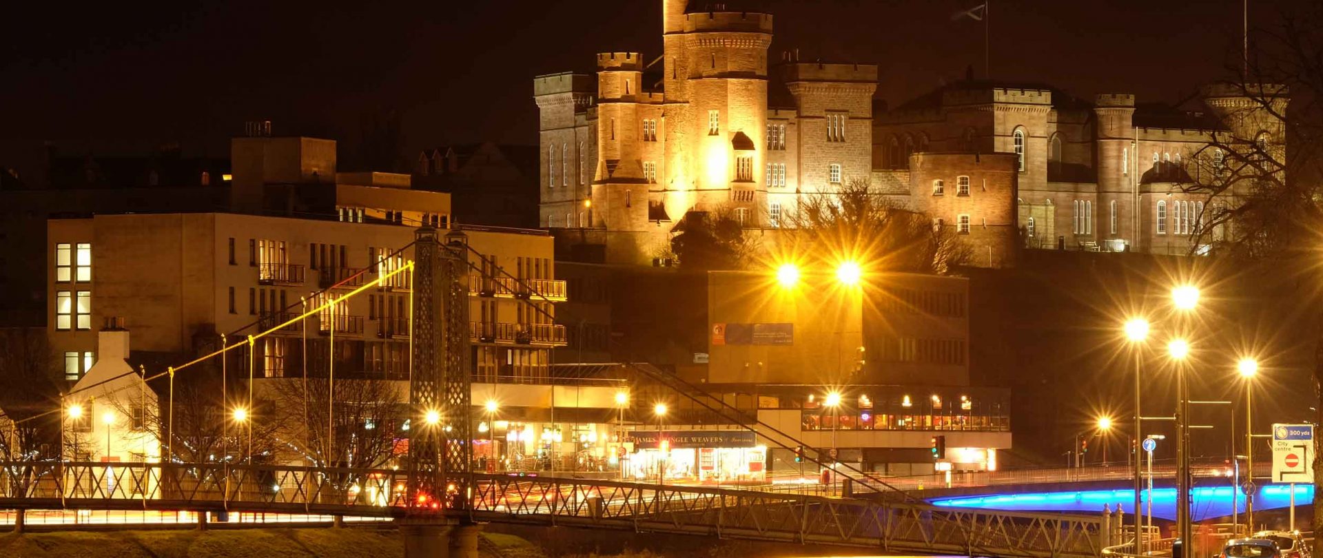 Inverness castle Inverness by night